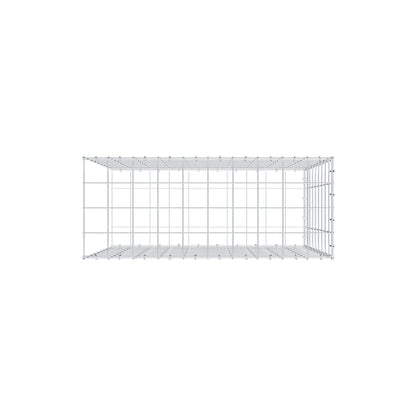 Anbaugabione Typ 2 100 cm x 90 cm x 40 cm (L x H x T), Maschenweite 10 cm x 10 cm, C-Ring