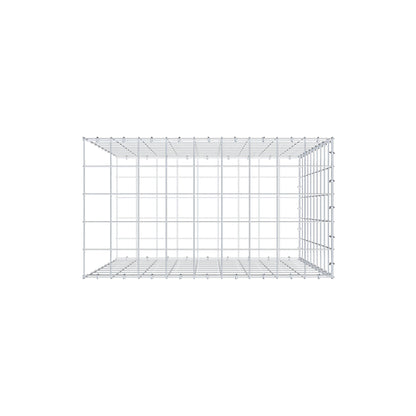 Anbaugabione Typ 2 100 cm x 90 cm x 50 cm (L x H x T), Maschenweite 10 cm x 10 cm, C-Ring