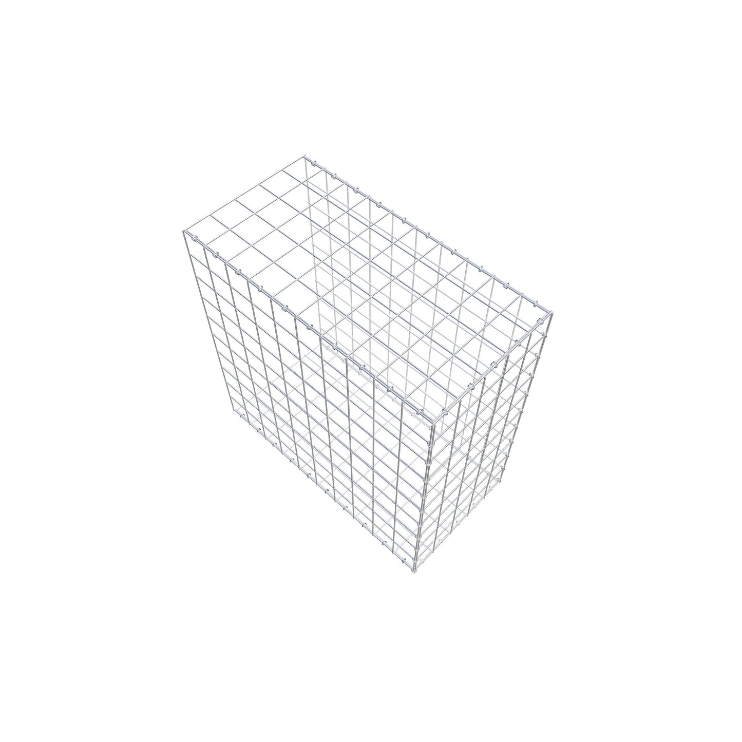 Gabião Tipo 2 100 cm x 100 cm x 50 cm (C x A x P), malhagem 10 cm x 10 cm, anel C