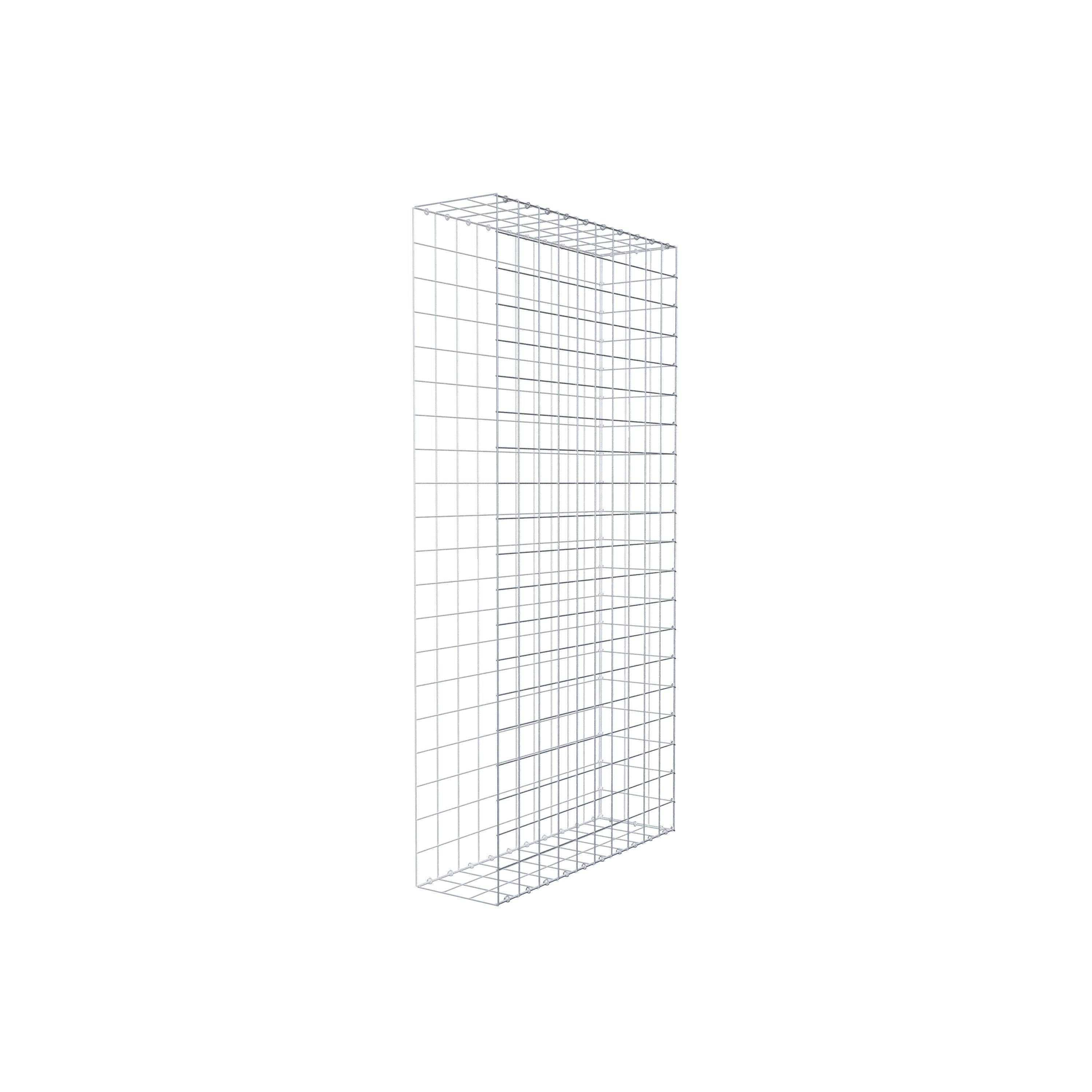 Gavión complementario de tipo 2 200 cm x 100 cm x 30 cm (L x A x P), malla 10 cm x 10 cm, anillo en C