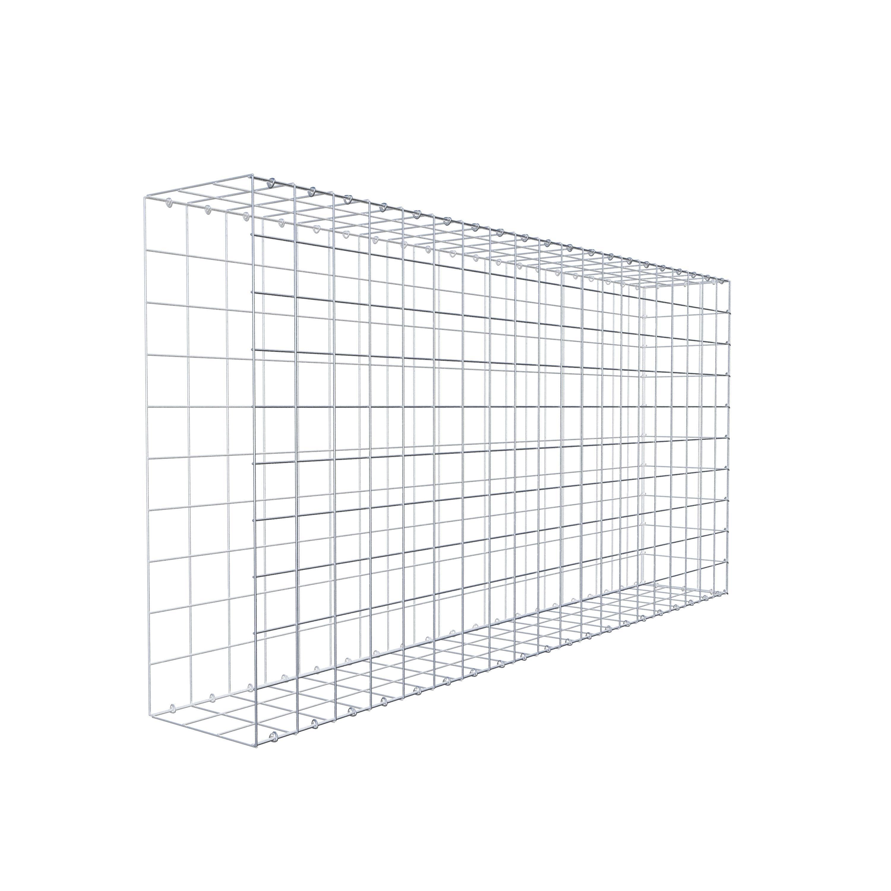 Gavión complementario de tipo 2 200 cm x 100 cm x 30 cm (L x A x P), malla 10 cm x 10 cm, anillo en C