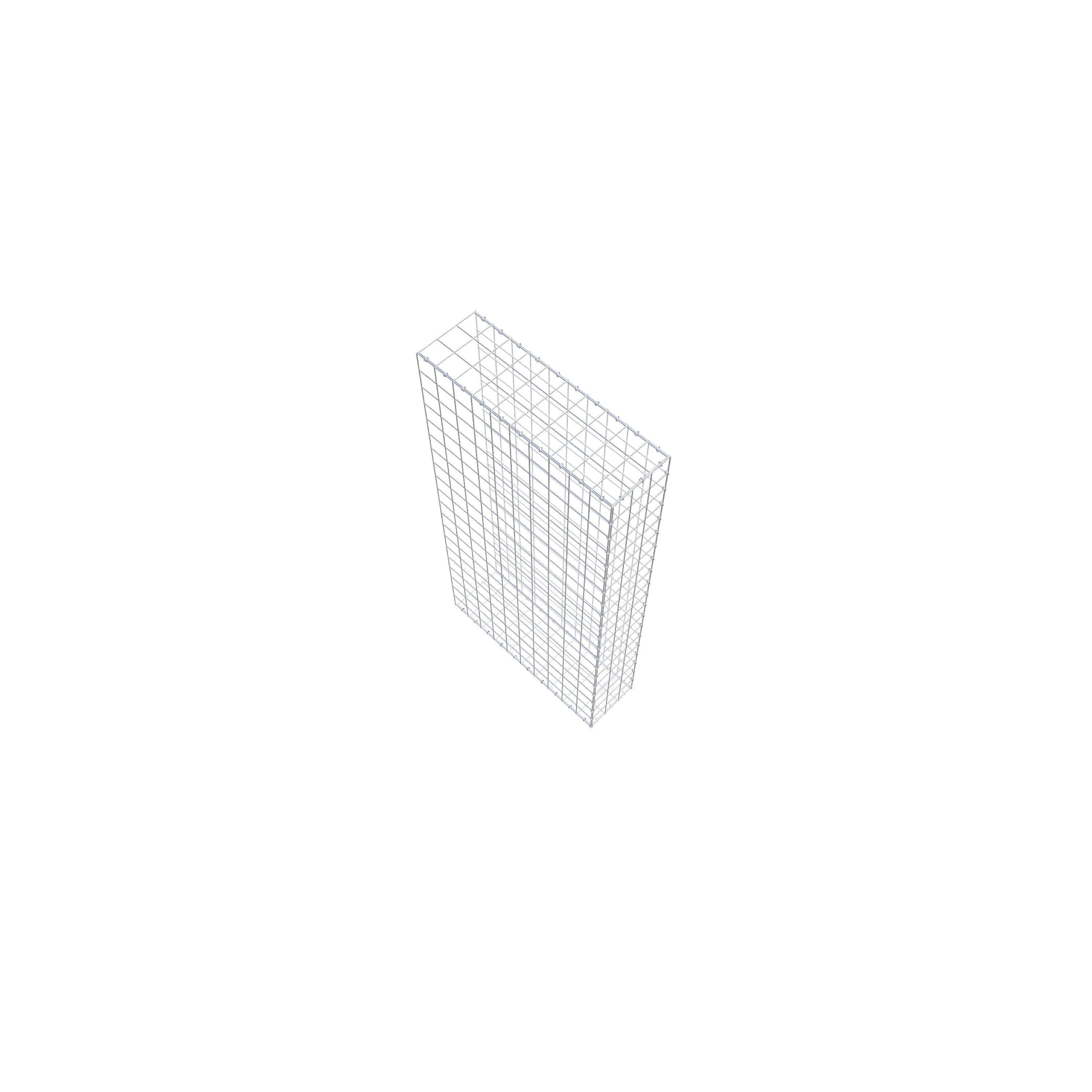 Gavión complementario de tipo 2 200 cm x 100 cm x 30 cm (L x A x P), malla 10 cm x 10 cm, anillo en C