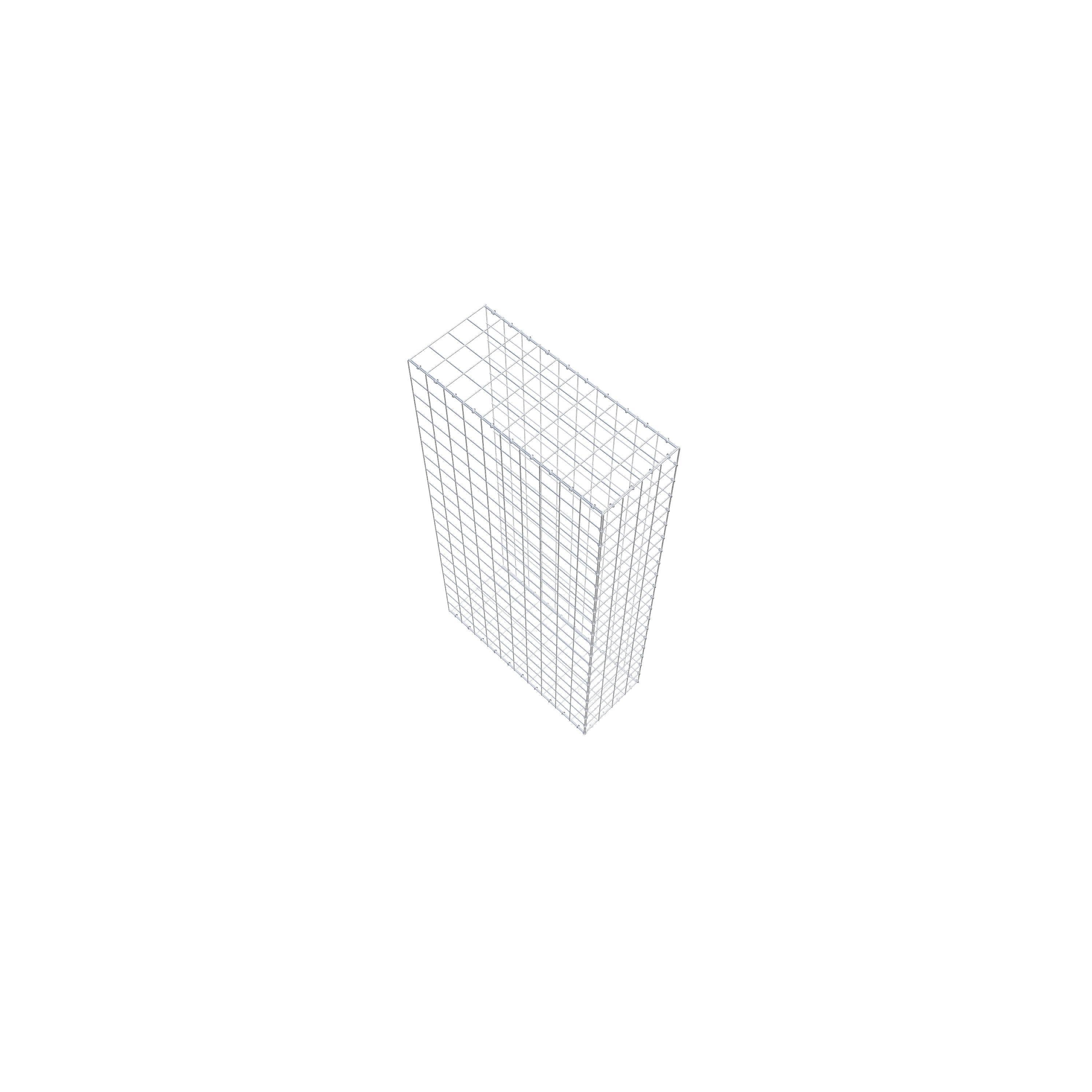 Fourche rapportée type 2 200 cm x 100 cm x 40 cm (L x H x P), maille 10 cm x 10 cm, anneau en C