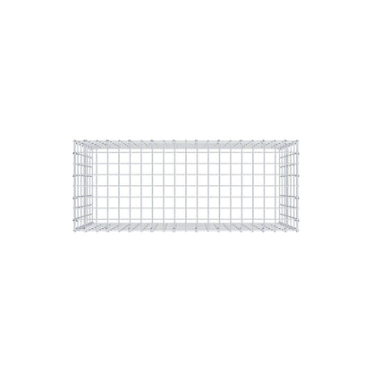 Mounted gabion type 3 100 cm x 60 cm x 40 cm (L x H x D), mesh size 5 cm x 10 cm, C-ring