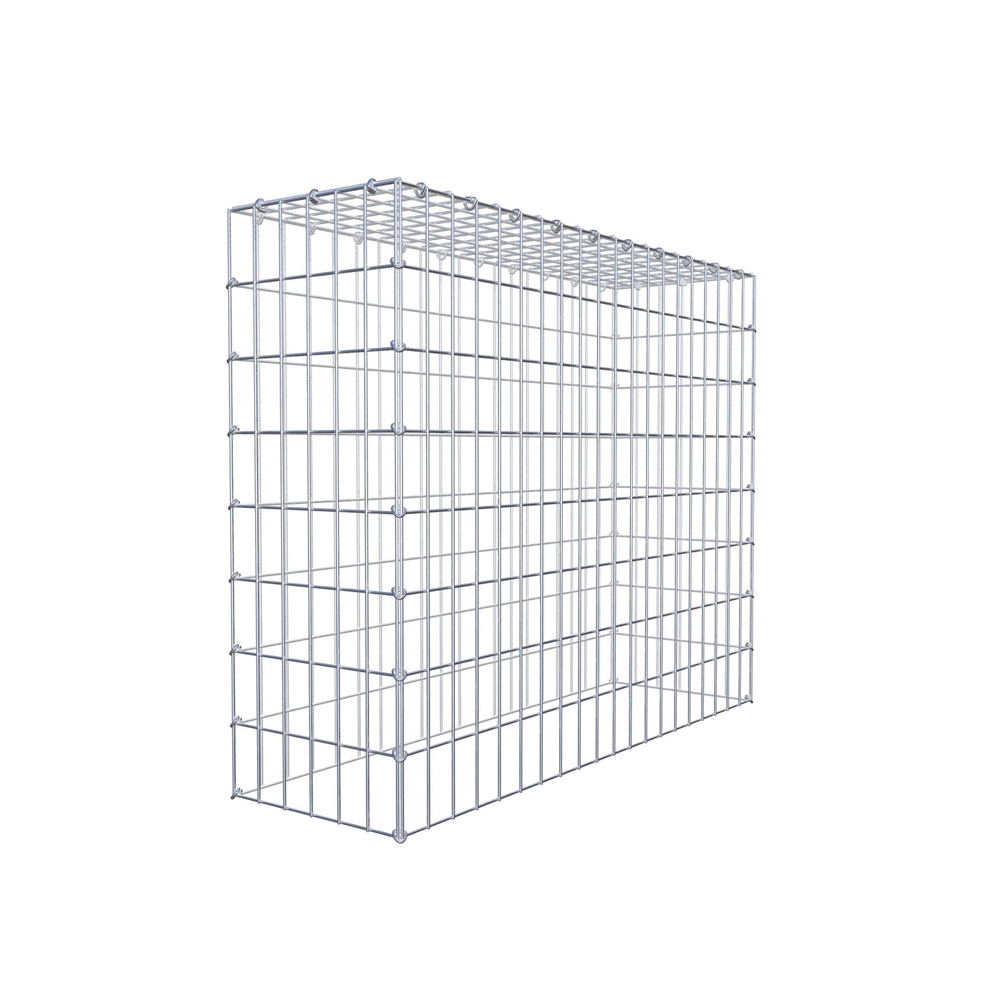 Gabião Tipo 3 100 cm x 80 cm x 30 cm (C x A x P), malhagem 5 cm x 10 cm, anel C