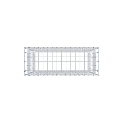 Gabião Tipo 3 100 cm x 80 cm x 30 cm (C x A x P), malhagem 5 cm x 10 cm, anel C