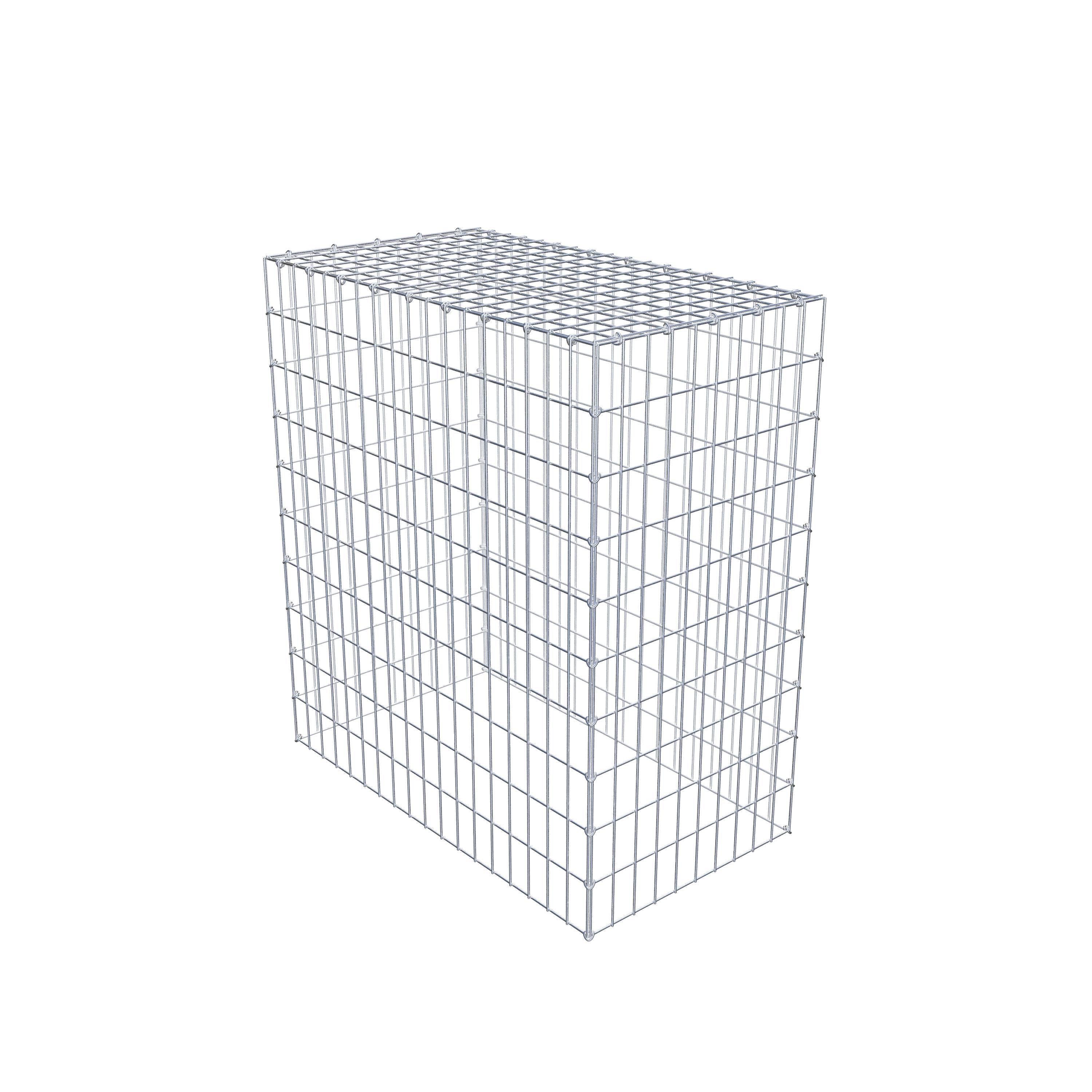 Typ 3 påbyggnadsgabion 100 cm x 90 cm x 50 cm (L x H x D), maskstorlek 5 cm x 10 cm, C-ring