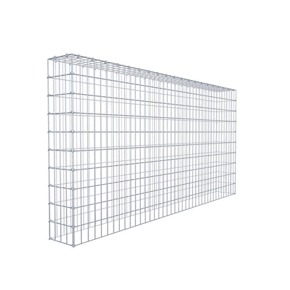 Gabião Tipo 3 200 cm x 100 cm x 20 cm (C x A x P), malhagem 5 cm x 10 cm, anel C