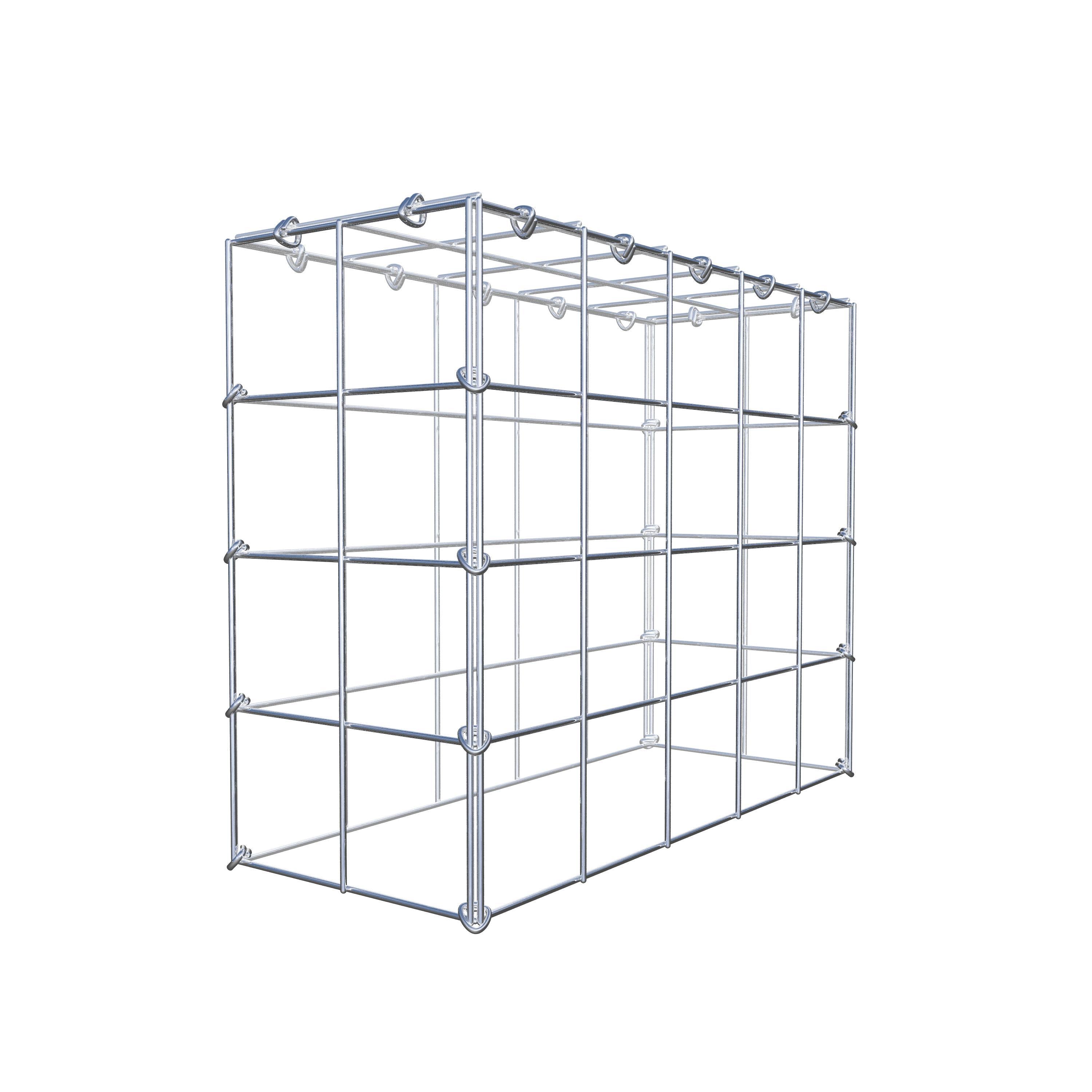 Monteret gabion type 3 50 cm x 40 cm x 20 cm (L x H x D), maskestørrelse 10 cm x 10 cm, C-ring