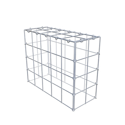 Mounted gabion type 3 50 cm x 40 cm x 20 cm (L x H x D), mesh size 10 cm x 10 cm, C-ring