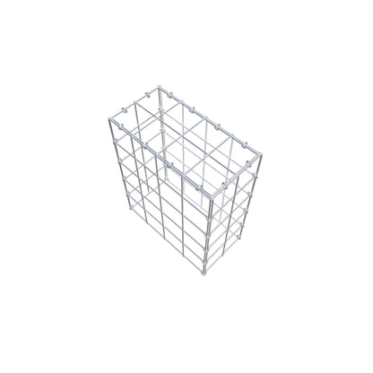 Mounted gabion type 3 50 cm x 40 cm x 20 cm (L x H x D), mesh size 10 cm x 10 cm, C-ring