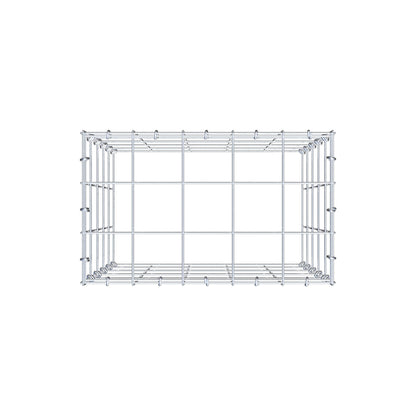 Gabião Tipo 3 50 cm x 50 cm x 30 cm (C x A x P), malhagem 10 cm x 10 cm, anel C