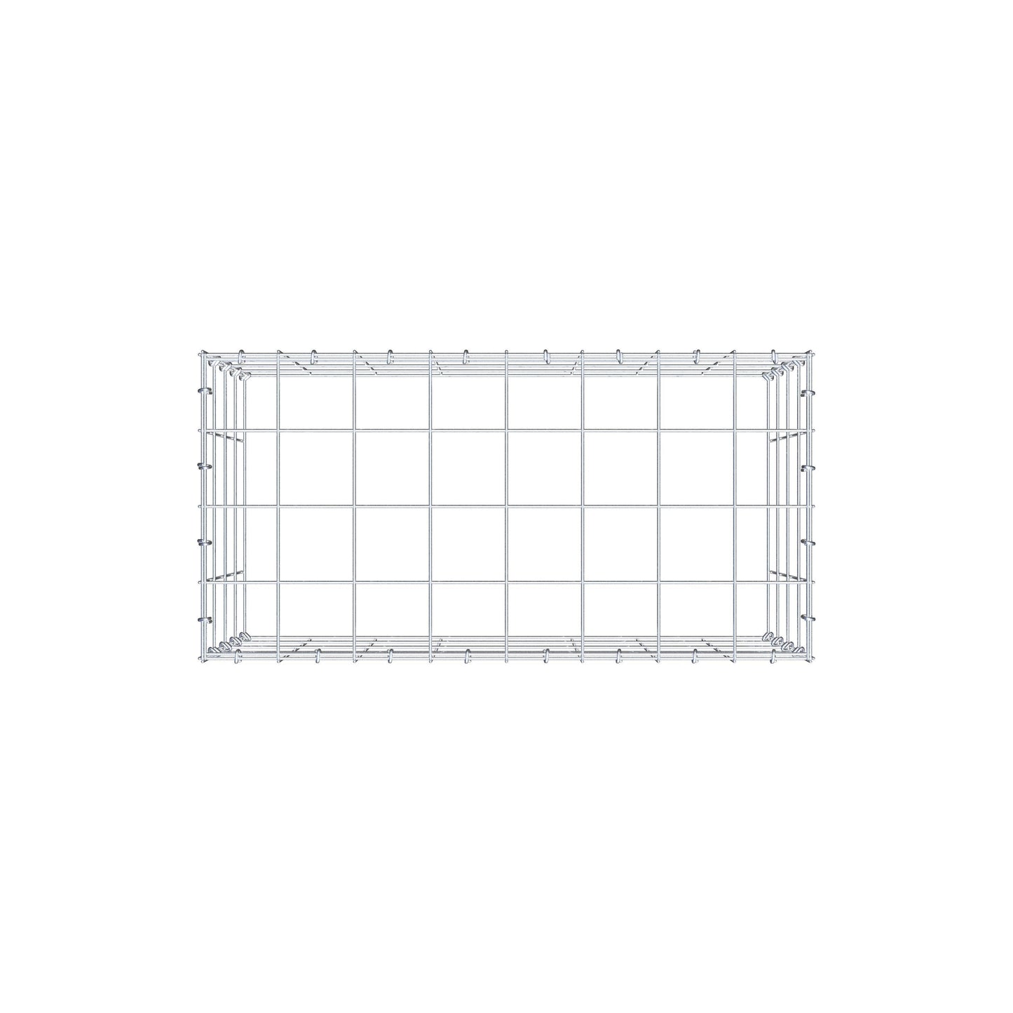 Gabião Tipo 3 80 cm x 40 cm x 40 cm (C x A x P), malhagem 10 cm x 10 cm, anel C