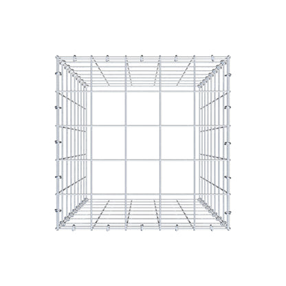 Gabião Tipo 3 80 cm x 50 cm x 50 cm (C x A x P), malhagem 10 cm x 10 cm, anel C