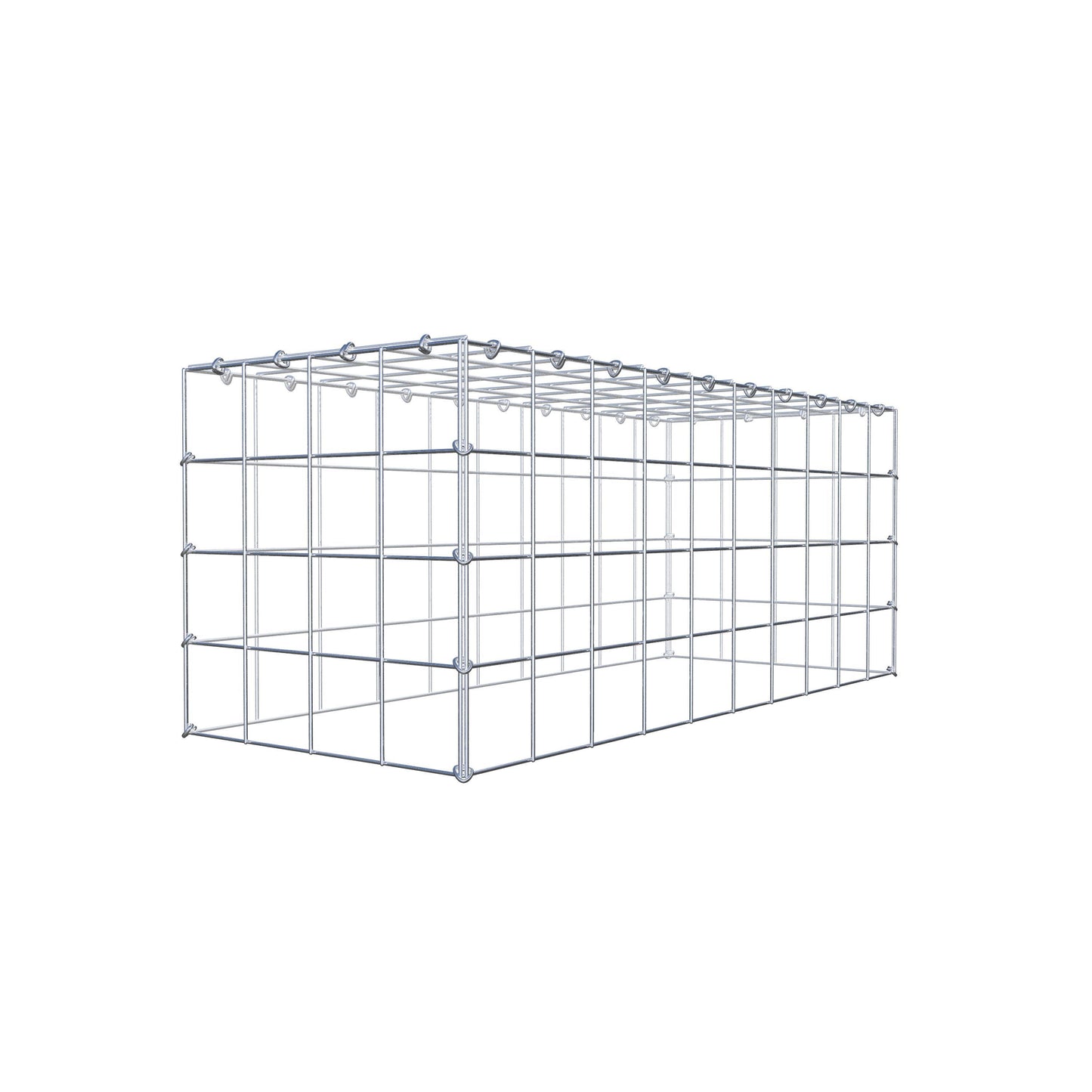 Gabião tipo 3 100 cm x 40 cm x 40 cm (C x A x P), malhagem 10 cm x 10 cm, anel C