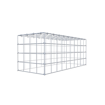 Gabião tipo 3 100 cm x 40 cm x 40 cm (C x A x P), malhagem 10 cm x 10 cm, anel C