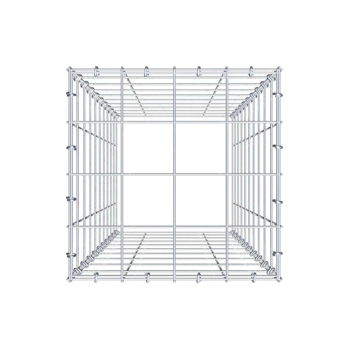 Gabião tipo 3 100 cm x 40 cm x 40 cm (C x A x P), malhagem 10 cm x 10 cm, anel C