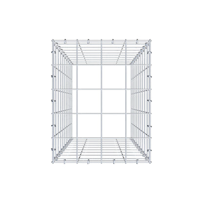 Gabião Tipo 3 100 cm x 40 cm x 50 cm (C x A x P), malhagem 10 cm x 10 cm, anel C