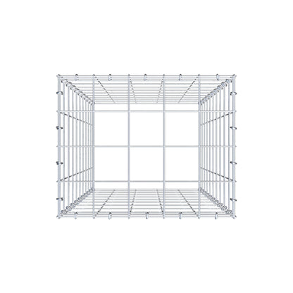 Gabião Tipo 3 100 cm x 50 cm x 40 cm (C x A x P), malhagem 10 cm x 10 cm, anel C