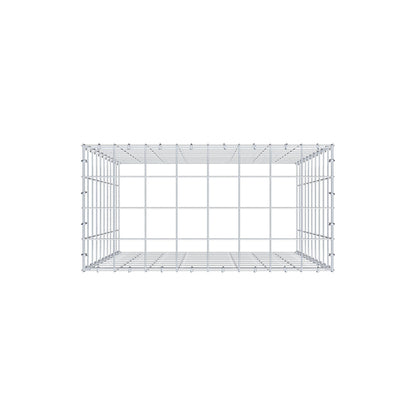 Gabião Tipo 3 100 cm x 80 cm x 40 cm (C x A x P), malhagem 10 cm x 10 cm, anel C