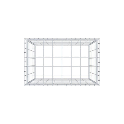 Gabião Tipo 3 100 cm x 80 cm x 50 cm (C x A x P), malhagem 10 cm x 10 cm, anel C