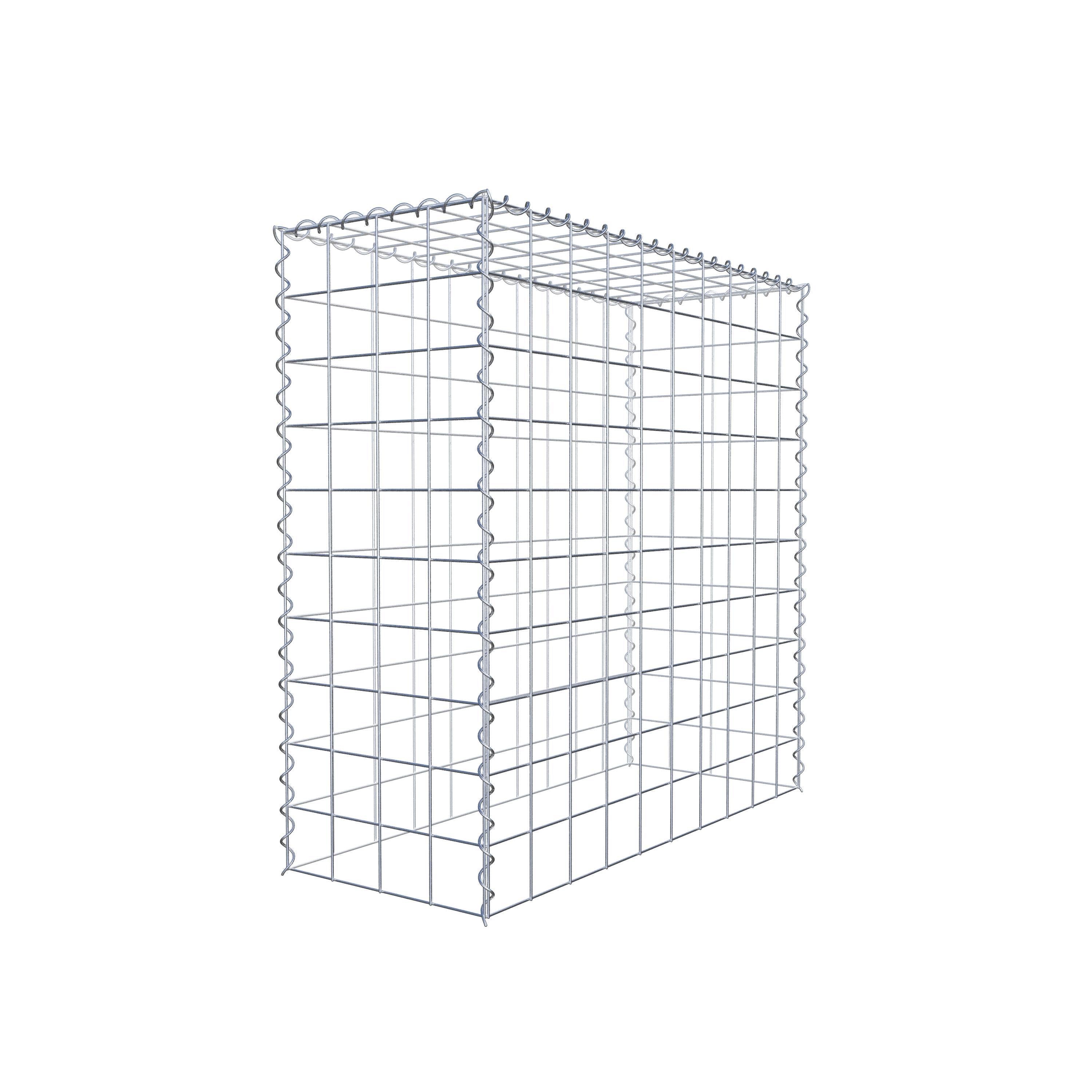 Extra gabion typ 3 100 cm x 100 cm x 40 cm (L x H x D), maskstorlek 10 cm x 10 cm, spiral