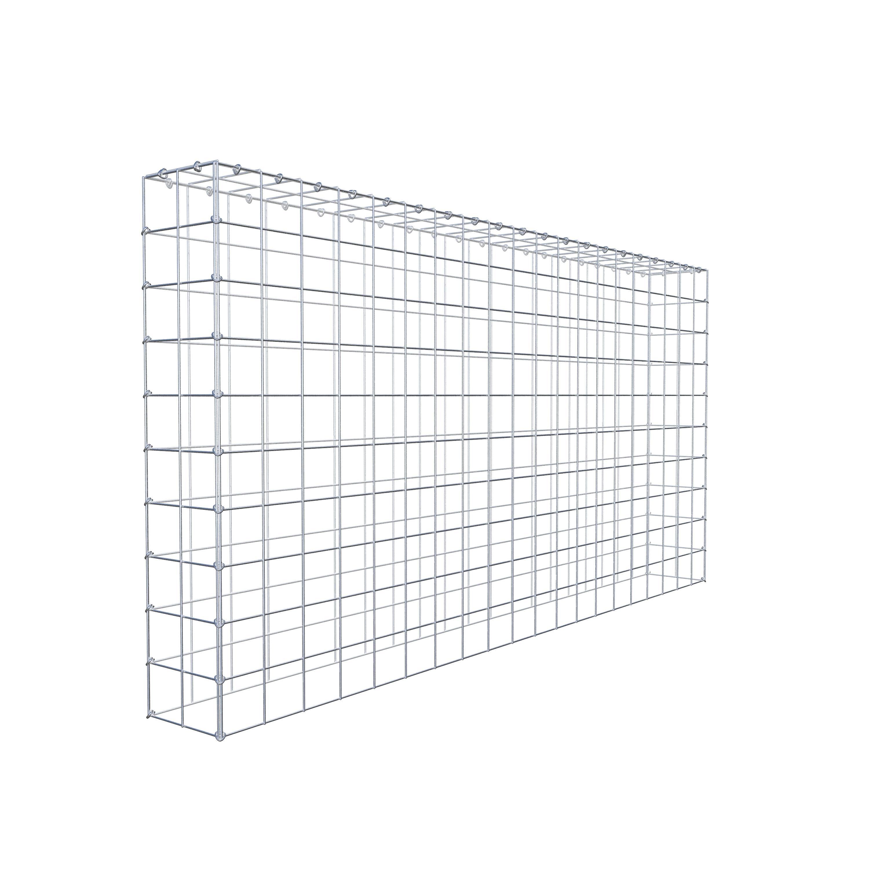 Mounted gabion type 3 200 cm x 100 cm x 20 cm (L x H x D), mesh size 10 cm x 10 cm, C-ring