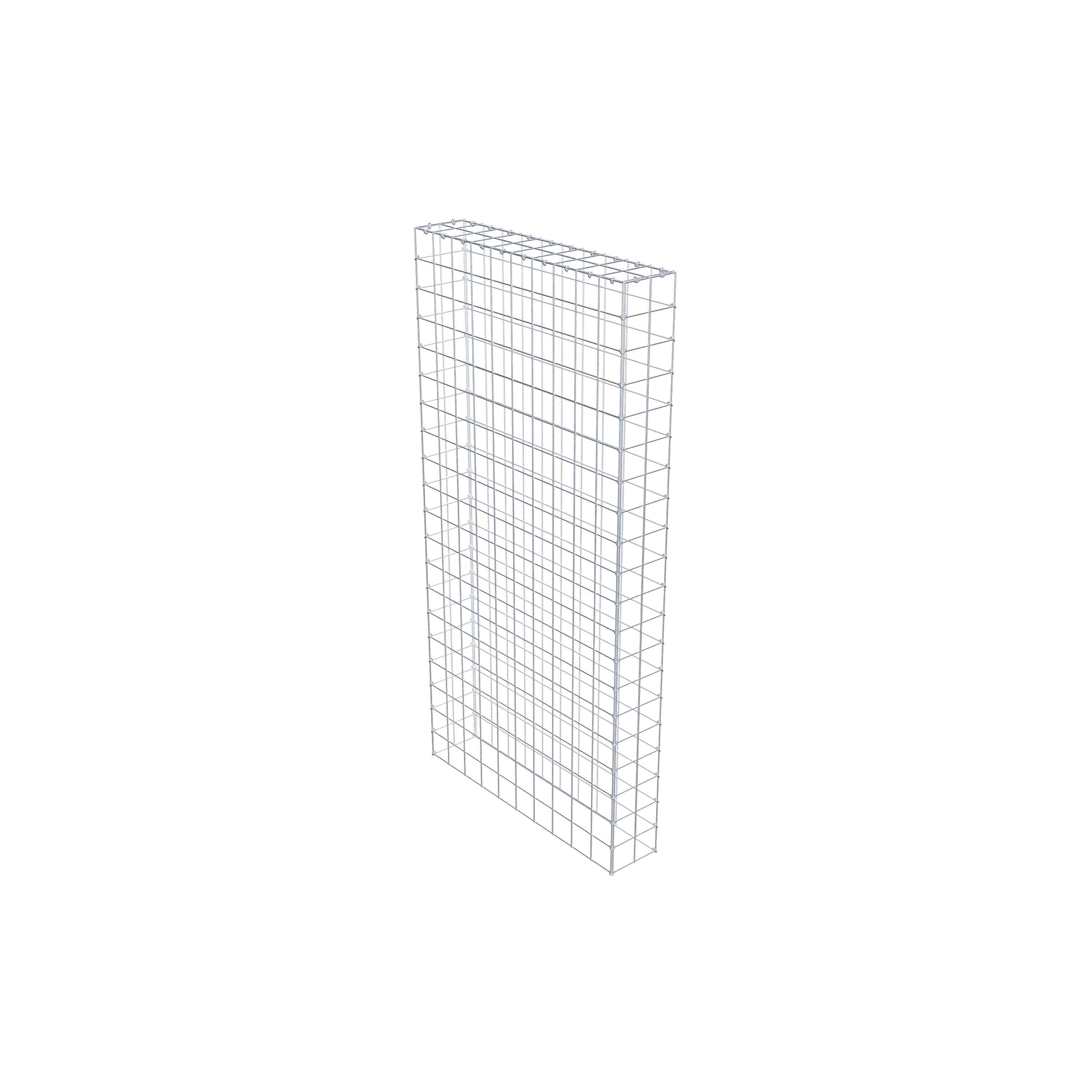 Mounted gabion type 3 200 cm x 100 cm x 20 cm (L x H x D), mesh size 10 cm x 10 cm, C-ring