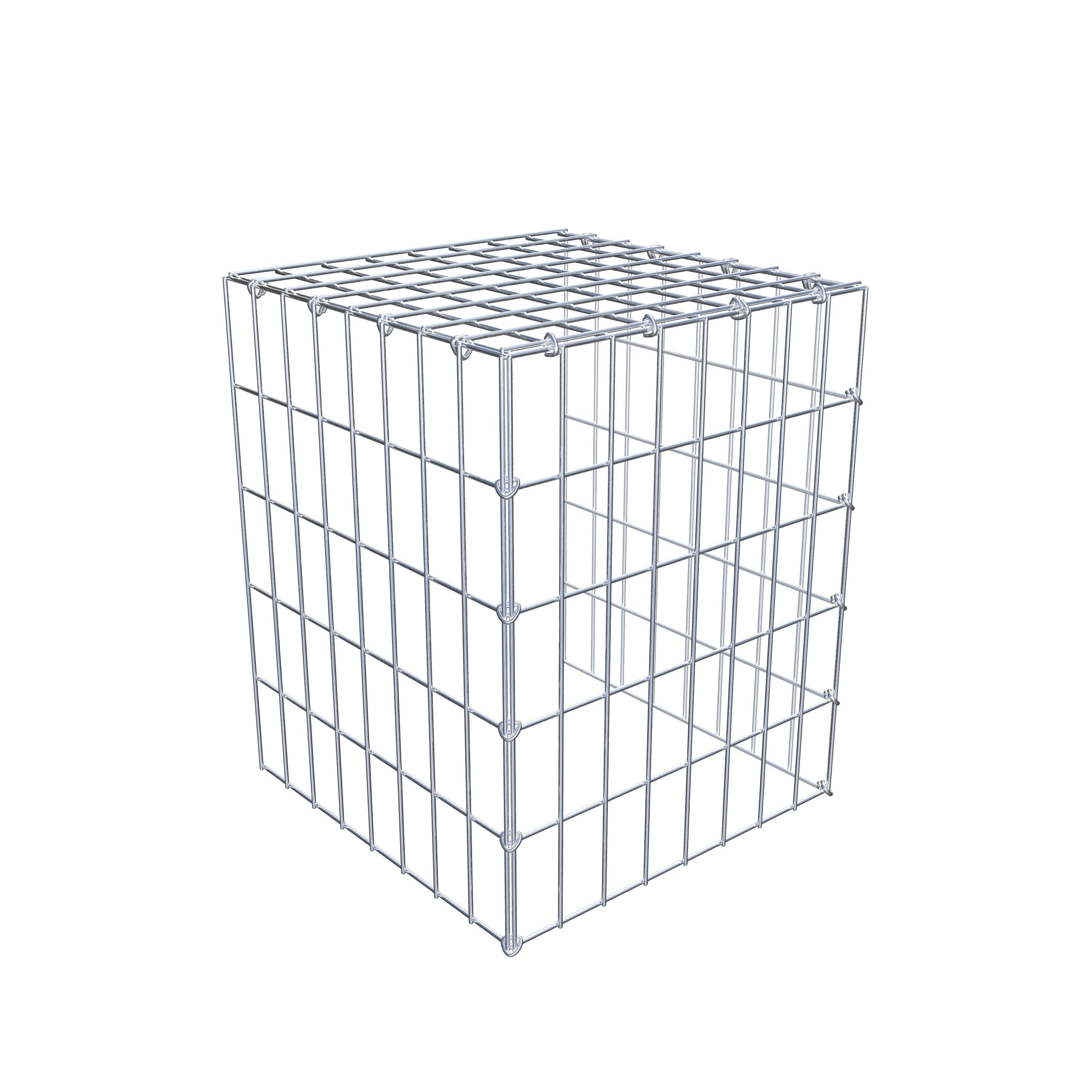 Extra gabion typ 4 50 cm x 40 cm x 40 cm (L x H x D), maskstorlek 5 cm x 10 cm, C-ring