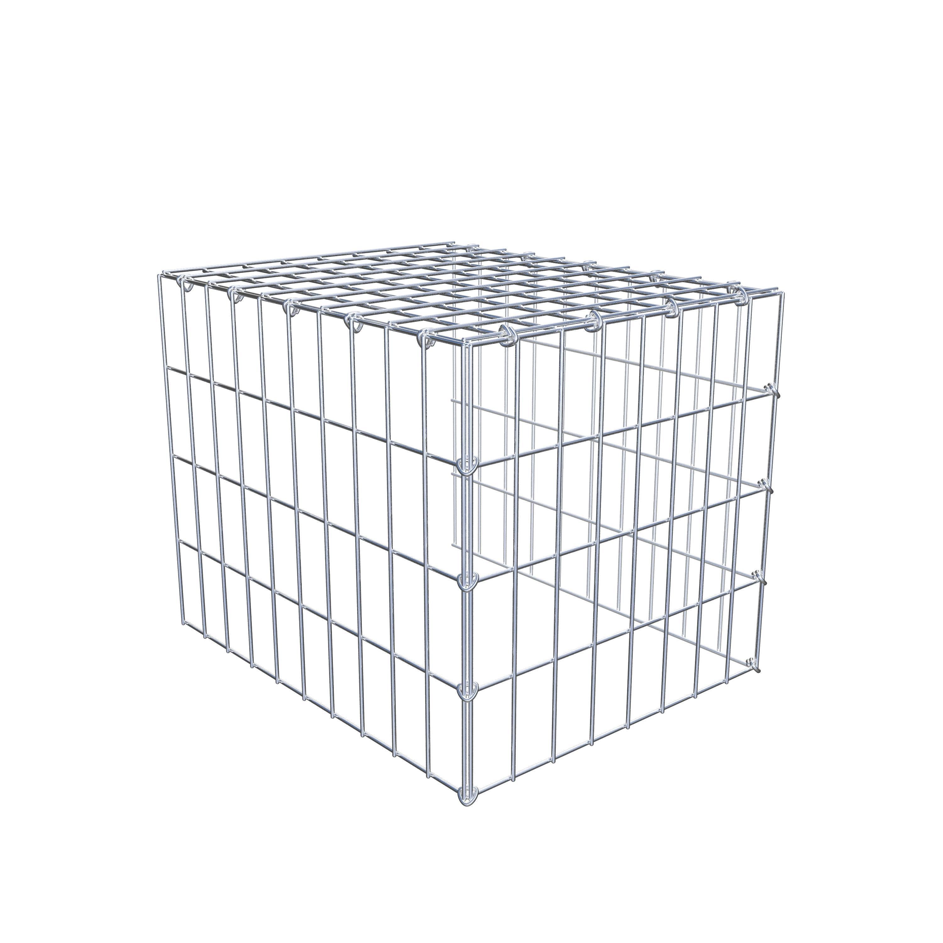 Extra gabion typ 4 50 cm x 40 cm x 40 cm (L x H x D), maskstorlek 5 cm x 10 cm, C-ring