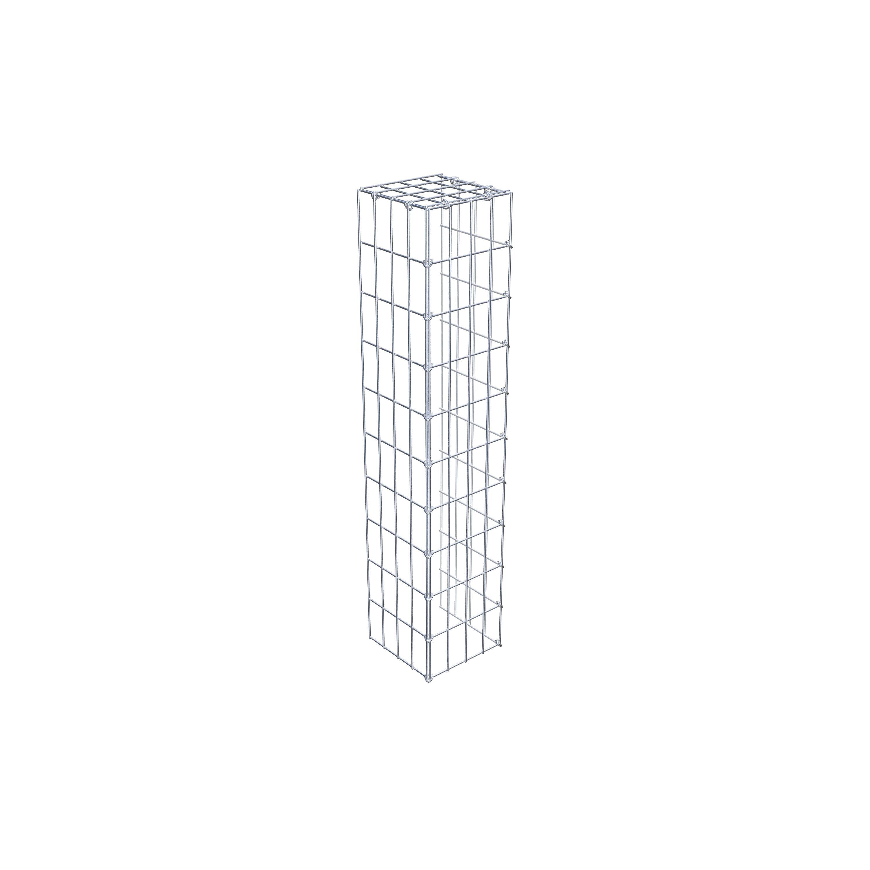 Extra gabion typ 4 100 cm x 20 cm x 20 cm (L x H x D), maskstorlek 5 cm x 10 cm, C-ring