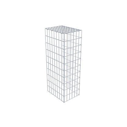 Monteret gabion type 4 100 cm x 40 cm x 30 cm (L x H x D), maskestørrelse 5 cm x 10 cm, C-ring