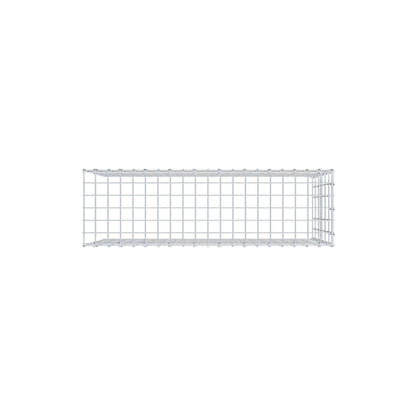 Monteret gabion type 4 100 cm x 60 cm x 30 cm (L x H x D), maskestørrelse 5 cm x 10 cm, C-ring