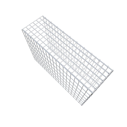 Monteret gabion type 4 100 cm x 70 cm x 30 cm (L x H x D), maskestørrelse 5 cm x 10 cm, C-ring