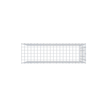 Monteret gabion type 4 100 cm x 70 cm x 30 cm (L x H x D), maskestørrelse 5 cm x 10 cm, C-ring