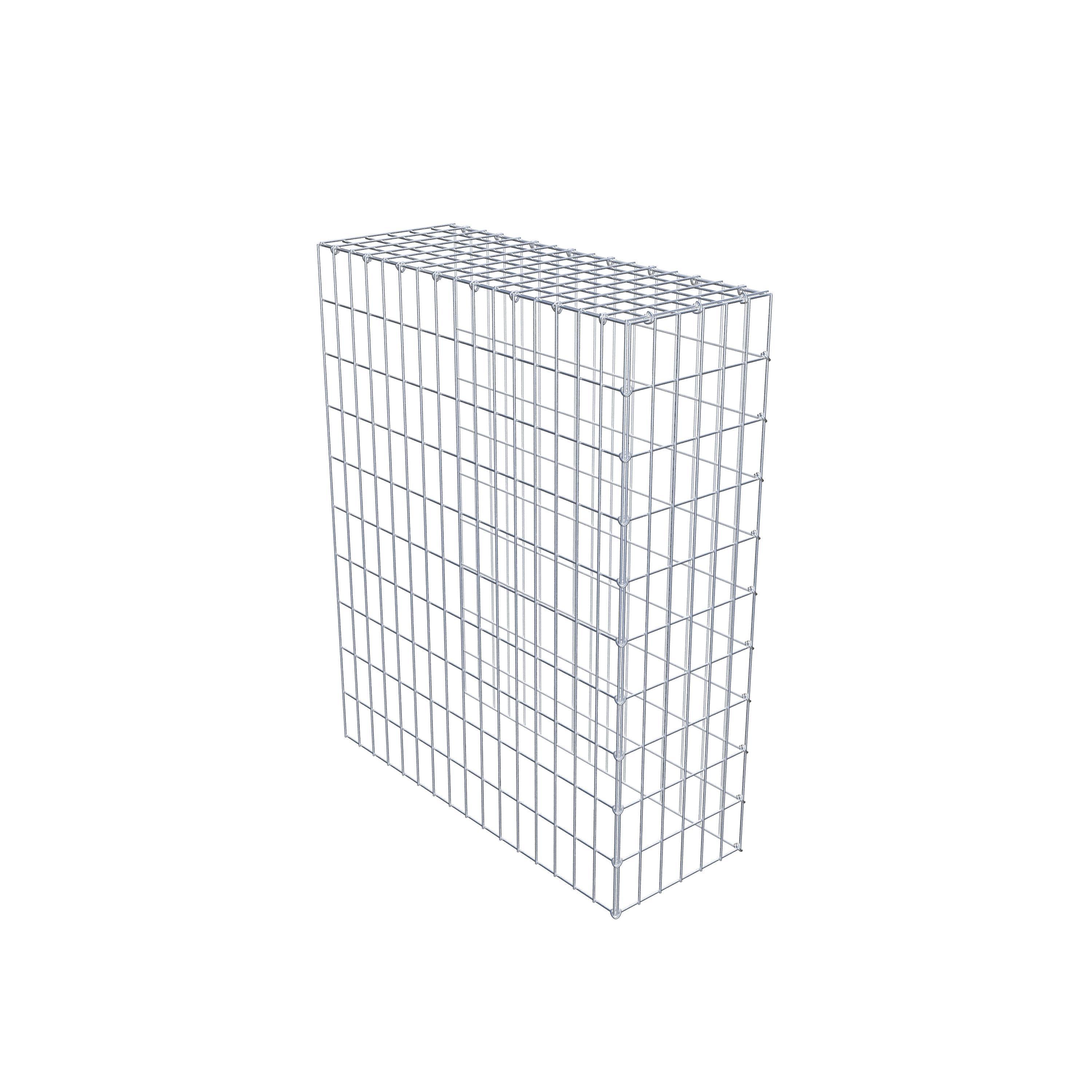 Extra gabion typ 4 100 cm x 80 cm x 30 cm (L x H x D), maskstorlek 5 cm x 10 cm, C-ring