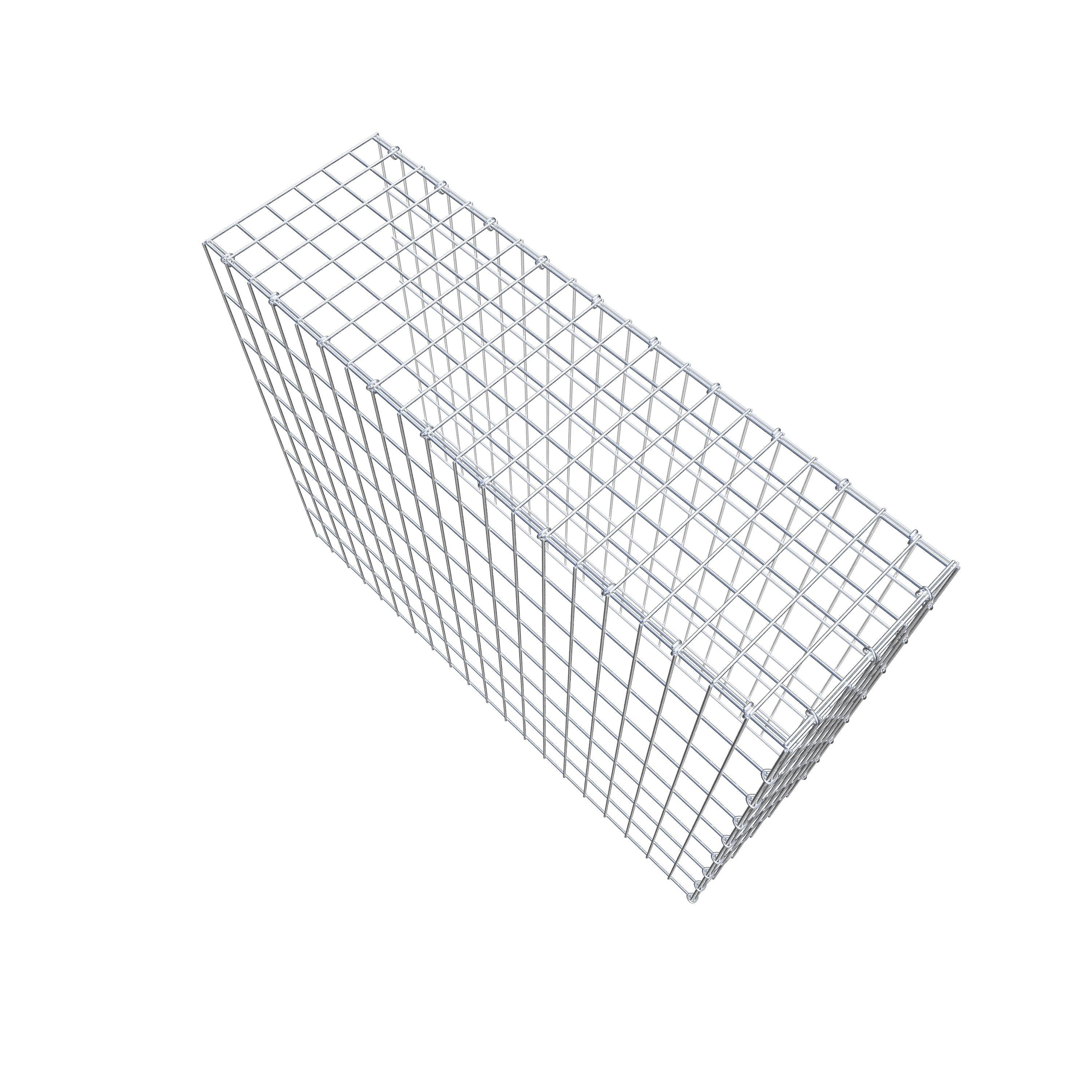 Extra gabion typ 4 100 cm x 80 cm x 30 cm (L x H x D), maskstorlek 5 cm x 10 cm, C-ring