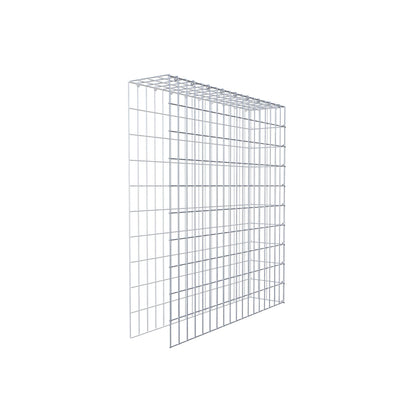Monteret gabion type 4 100 cm x 90 cm x 20 cm (L x H x D), maskestørrelse 5 cm x 10 cm, C-ring