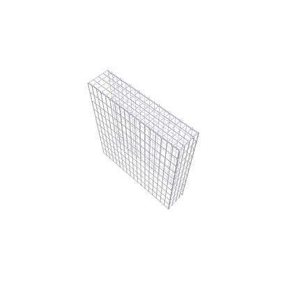 Monteret gabion type 4 100 cm x 90 cm x 20 cm (L x H x D), maskestørrelse 5 cm x 10 cm, C-ring