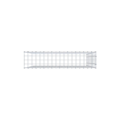 Monteret gabion type 4 100 cm x 90 cm x 20 cm (L x H x D), maskestørrelse 5 cm x 10 cm, C-ring