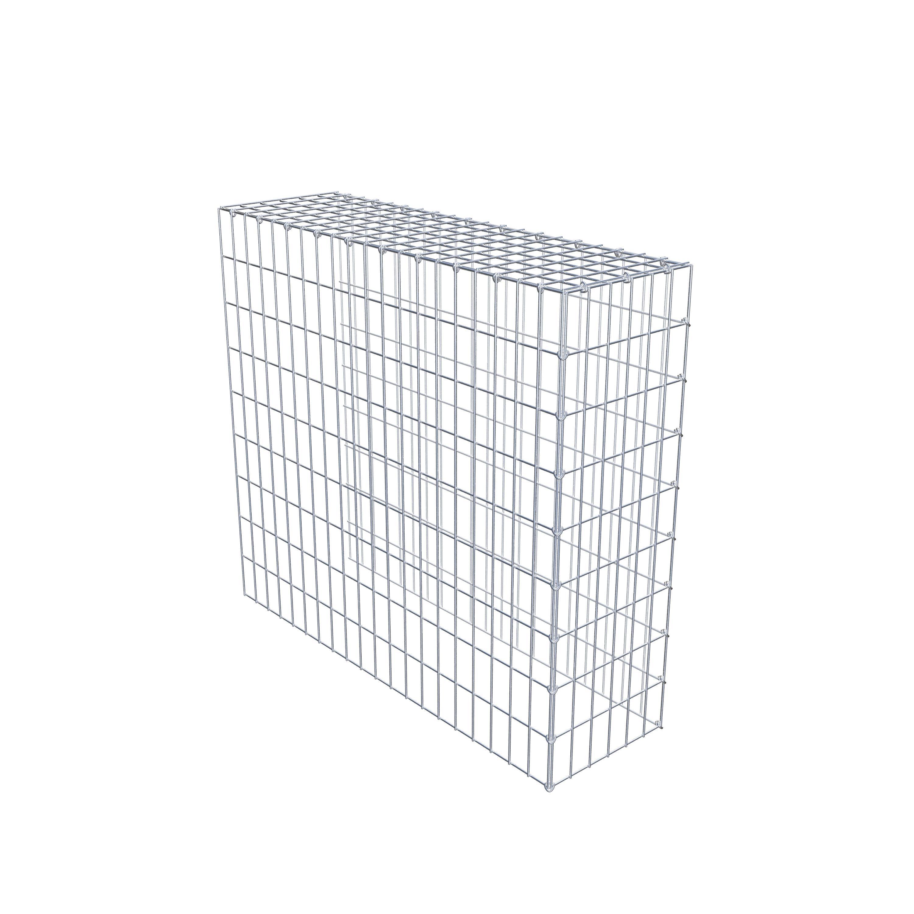 Extra gabion typ 4 100 cm x 90 cm x 30 cm (L x H x D), maskstorlek 5 cm x 10 cm, C-ring