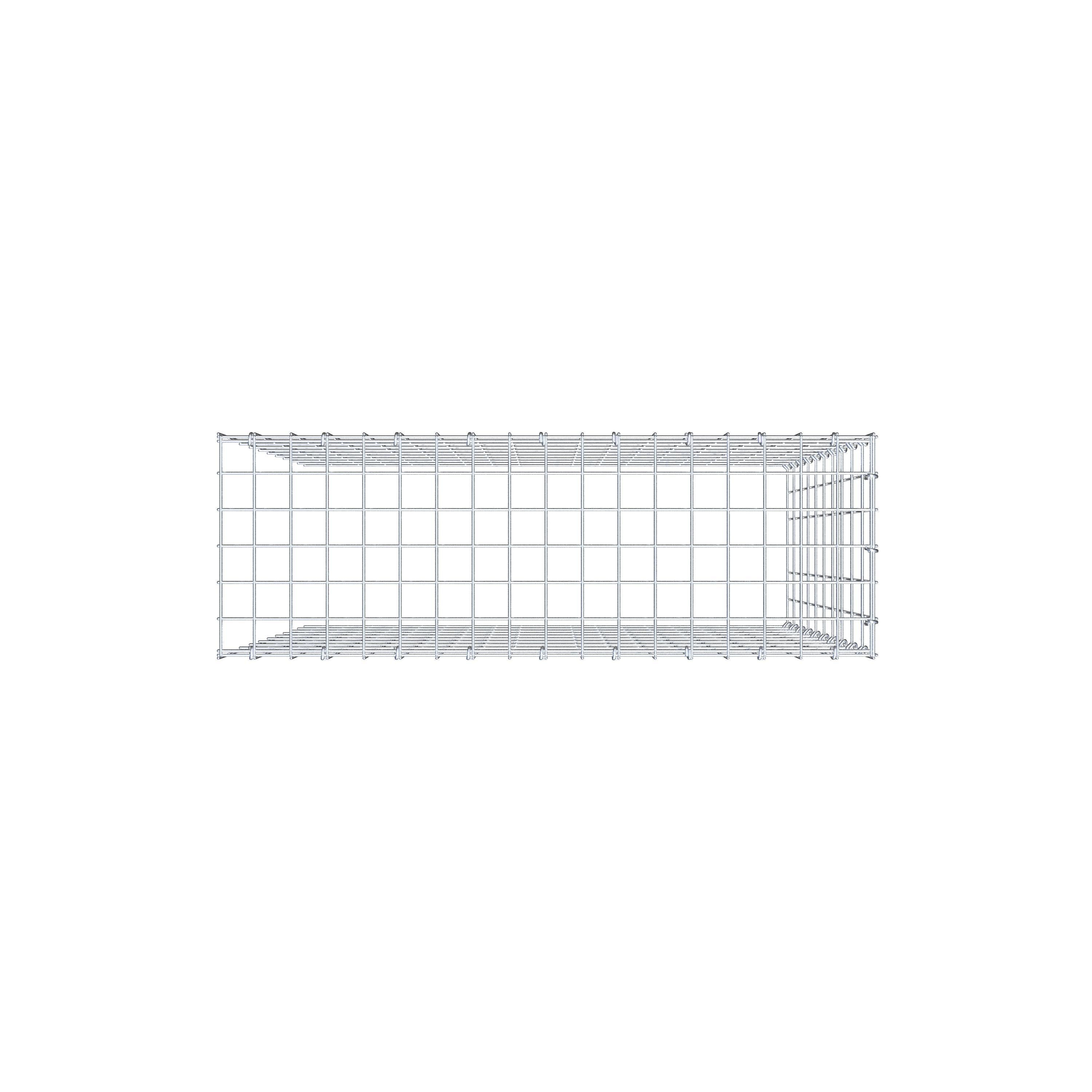 Extra gabion typ 4 100 cm x 90 cm x 30 cm (L x H x D), maskstorlek 5 cm x 10 cm, C-ring