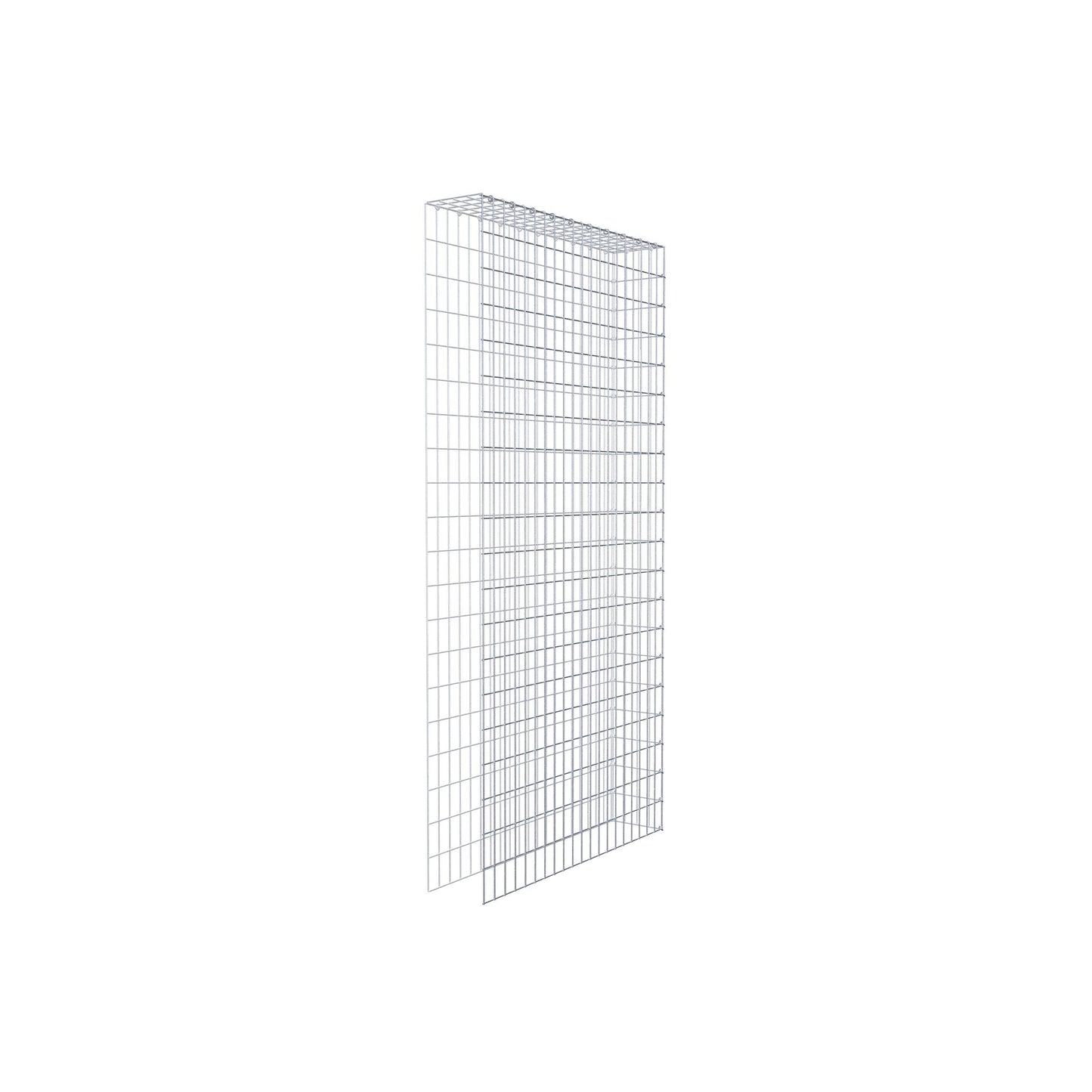 Monteret gabion type 4 200 cm x 100 cm x 20 cm (L x H x D), maskestørrelse 5 cm x 10 cm, C-ring