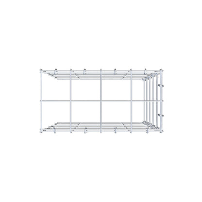 Gabião Tipo 4 50 cm x 40 cm x 20 cm (C x A x P), malhagem 10 cm x 10 cm, anel C
