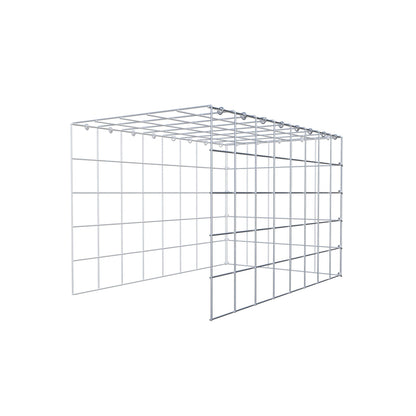Gabião Tipo 4 80 cm x 50 cm x 50 cm (C x A x P), malhagem 10 cm x 10 cm, anel C