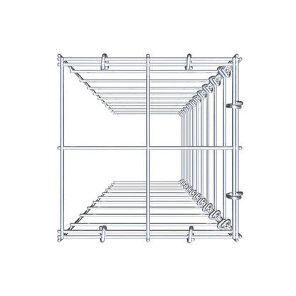 Gabbione aggiuntivo tipo 4 100 cm x 20 cm x 20 cm (L x H x P), maglia 10 cm x 10 cm, anello a C