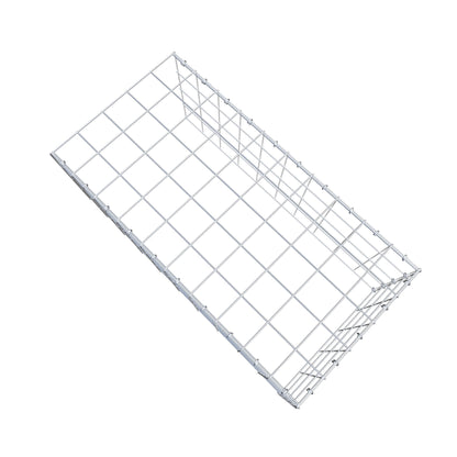 Monteret gabion type 4 100 cm x 40 cm x 50 cm (L x H x D), maskestørrelse 10 cm x 10 cm, C-ring
