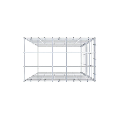 Gabião Tipo 4 100 cm x 50 cm x 30 cm (C x A x P), malhagem 10 cm x 10 cm, anel C