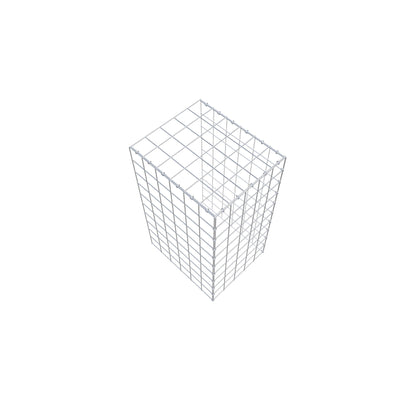 Gabião Tipo 4 100 cm x 60 cm x 50 cm (C x A x P), malhagem 10 cm x 10 cm, anel C