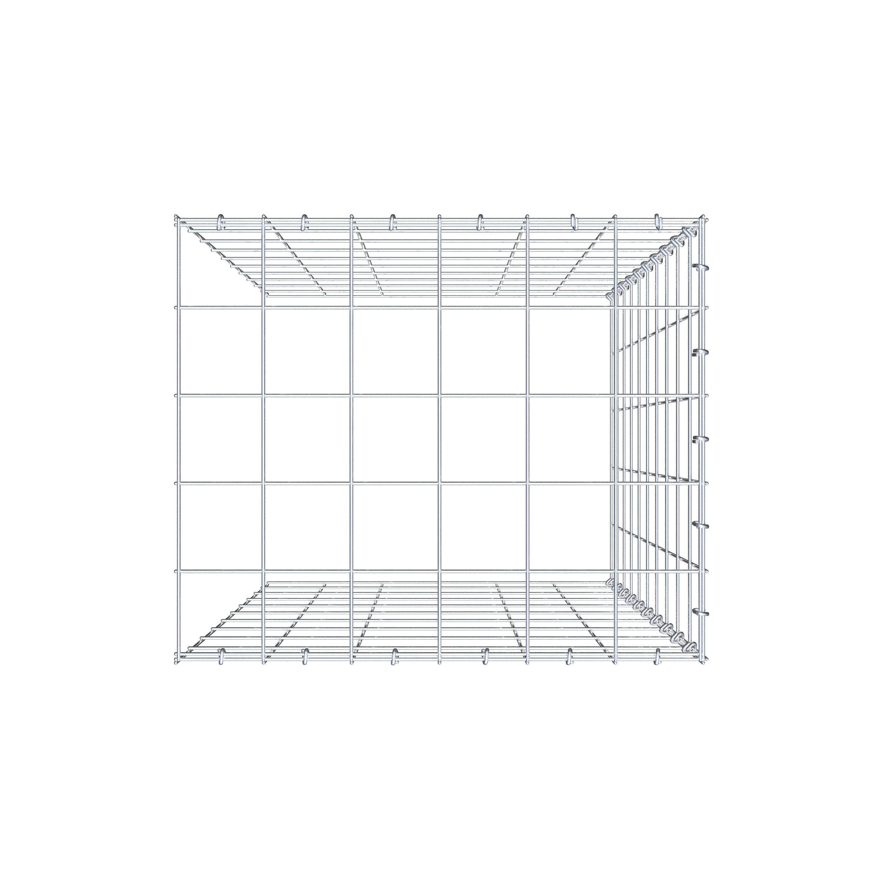 Tilläggspåle typ 4 100 cm x 60 cm x 50 cm (L x H x D), maskstorlek 10 cm x 10 cm, C-ring